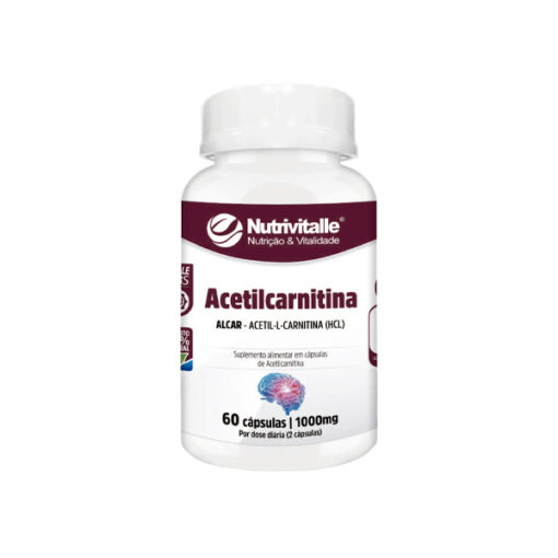 Acetilcarnitina 1000mg Cápsulas