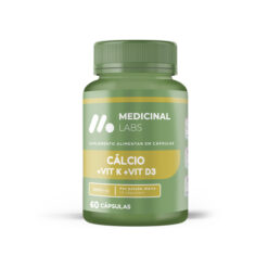 Cálcio + Vit. K + Vit. D3 500mg Cápsulas