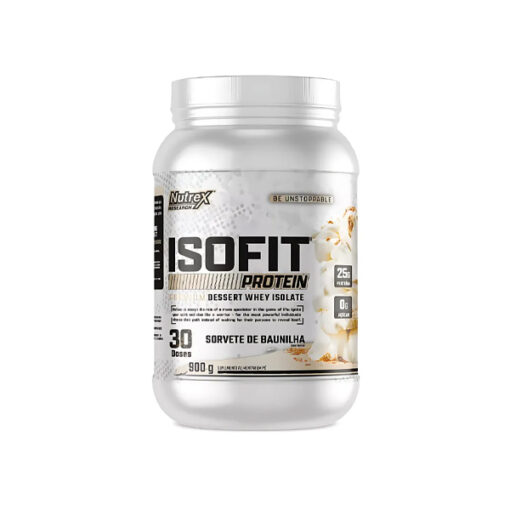 ISOFIT Protein 900g Nutrex Research - Sabor Sorvete de Baunilha