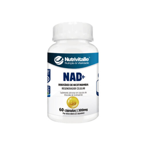 NAD + Ribosídeo de Nicotinamida 300mg Cápsulas