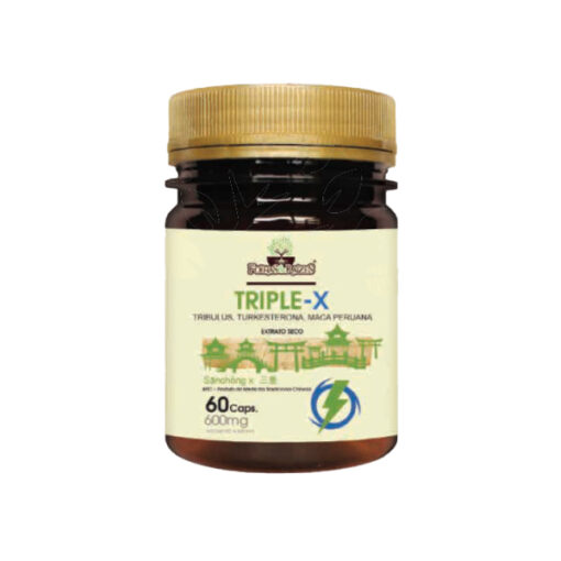 Triple-X Tribulus + Turkesterona + Maca Peruana 1200mg Cápsulas